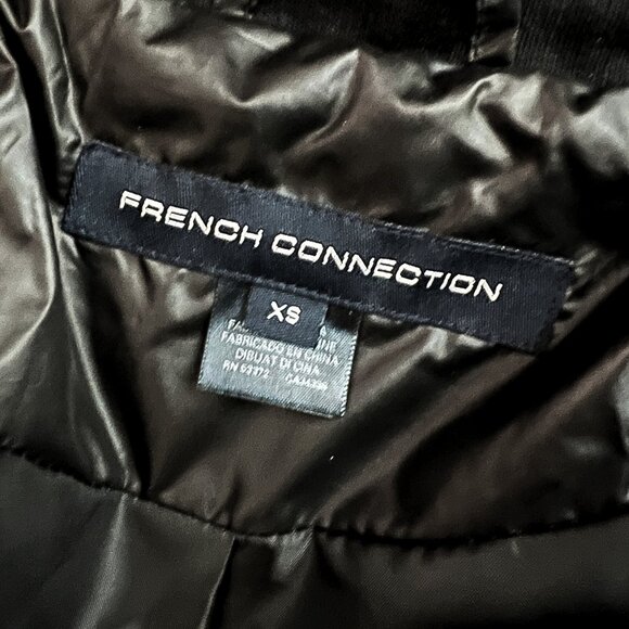 NWOT French Connection Puffer Parka • Size XS • Black - Picture 10 of 11